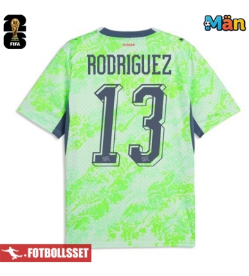 Schweiz Ricardo Rodriguez #13 Bortatröja VM 2026 Kortärmad
